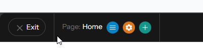 New MediaCor Editor toolbar, left section
